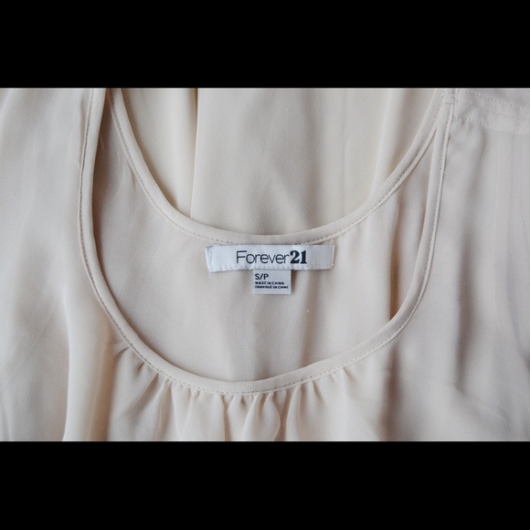 Forever 21 Off-White Dress - Picture 2 of 3